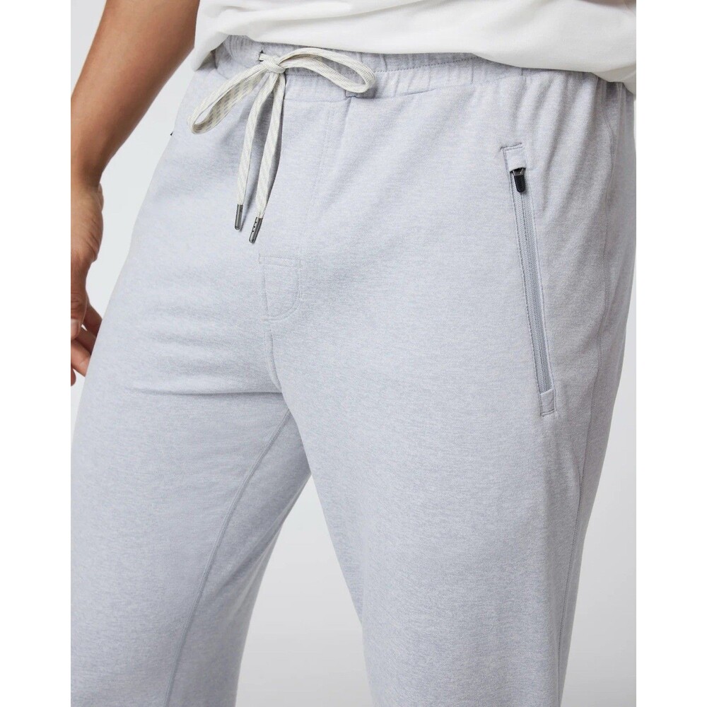 Vuori Ponto Performance Jogger Pant Mens Small Light Gray Dreamknit Stretch V438 - Picture 2 of 12